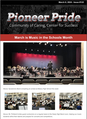 Pioneerpride newsletter march 8